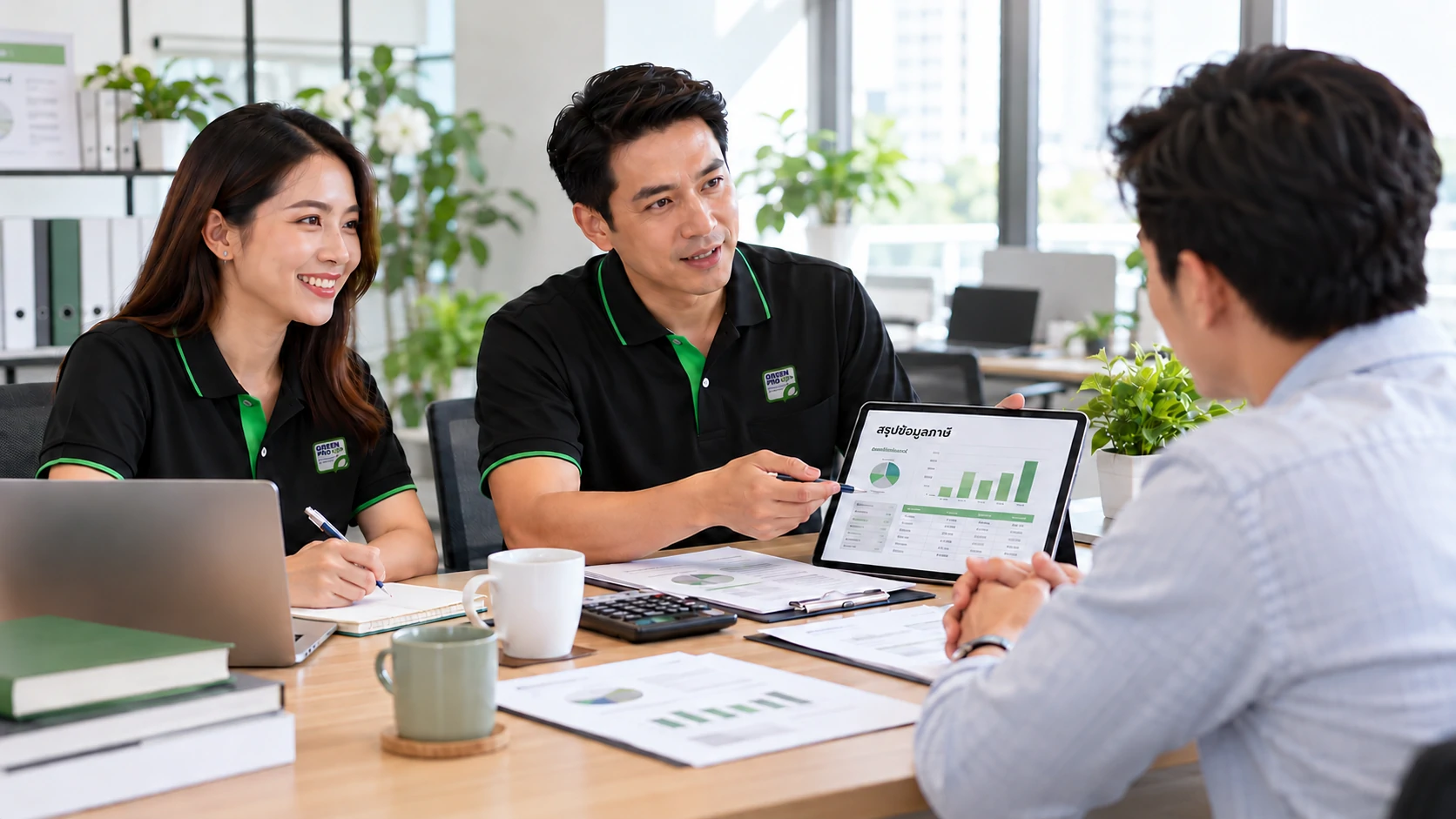 ทีมงาน GreenPro KSP สรุปข้อมูลภาษีและให้คำแนะนำการยื่นภาษีแก่ผู้ประกอบการ